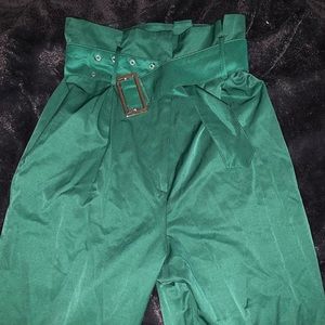 Green H&M dress pants
